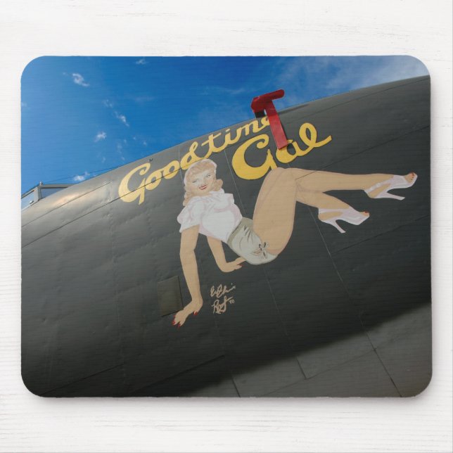 Mousepad Tapete do rato da arte do nariz de aviões (Frente)