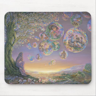 Mousepad Tapete do rato da árvore da bolha