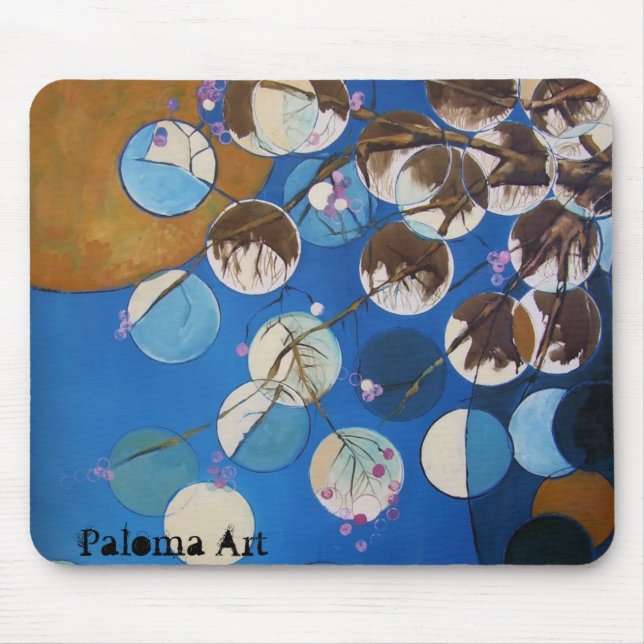 Mousepad tapete do rato da árvore de cereja (Frente)