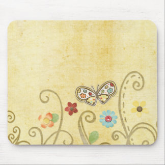 Mousepad Tapete do rato da borboleta
