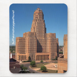 Mousepad Tapete do rato da câmara municipal do búfalo NY