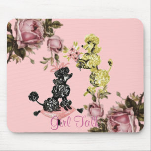 Mousepad Tapete do rato da caniche do desenhista