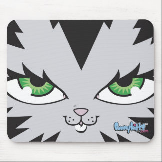 Mousepad Tapete do rato da cara do gatinho do coelho