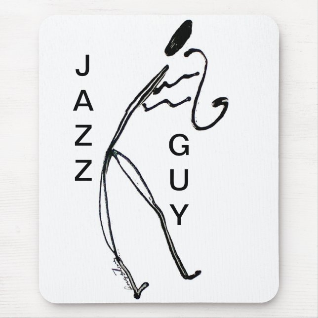 Mousepad Tapete do rato da cara do jazz (Frente)