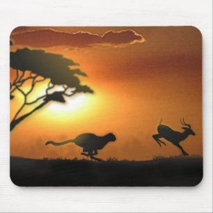 Mousepad Tapete do rato da chita e da gazela