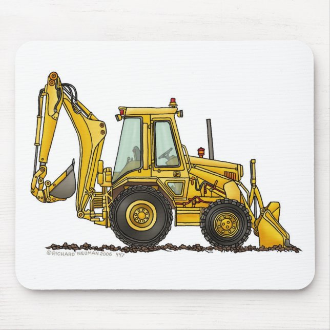 Mousepad Tapete do rato da construção do carregador do (Frente)