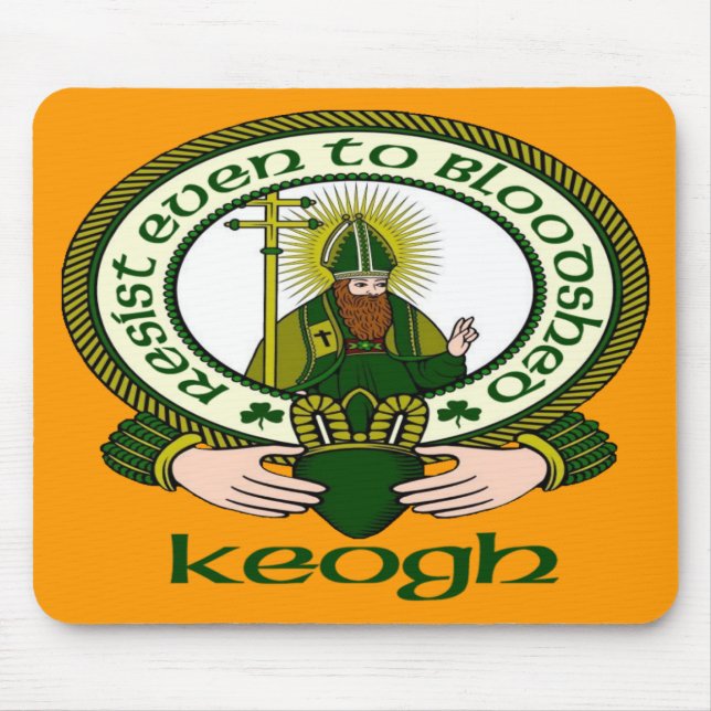 Mousepad Tapete do rato da divisa do clã de Keogh (Frente)