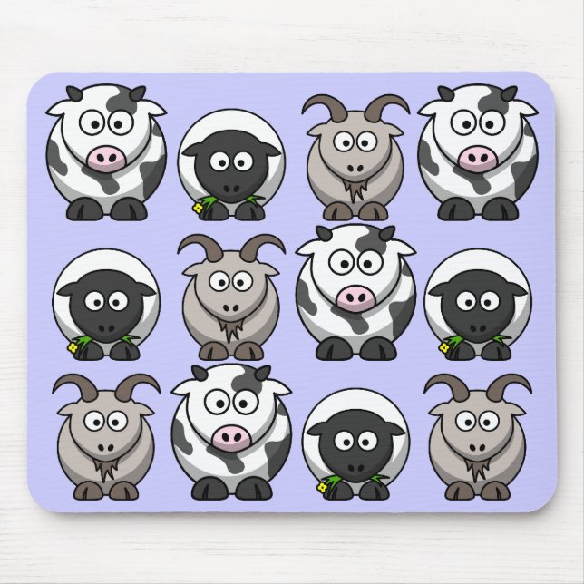 Mousepad Tapete do rato da fazenda animal (02) (Frente)