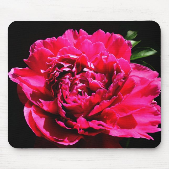 Mousepad Tapete do rato da flor da peônia (Frente)