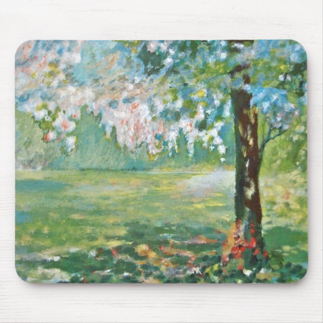 Mousepad Tapete do rato da flor de cerejeira (Frente)