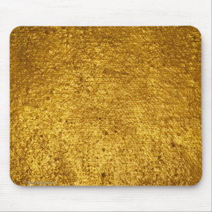 Mousepad Tapete do rato da folha Dourado