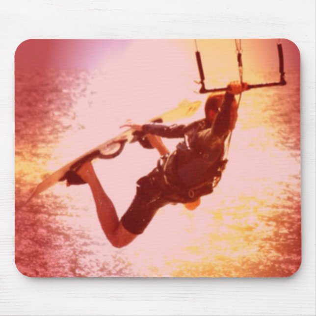 Mousepad Tapete do rato da garra de Kitesurfing (Frente)