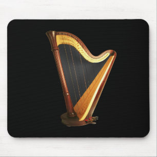 Mousepad Tapete do rato da harpa do pedal
