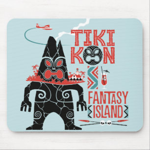 Mousepad Tapete do rato da ilha da fantasia de Tiki Kon