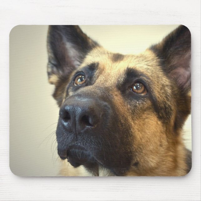 Mousepad Tapete do rato da imagem do german shepherd (Frente)