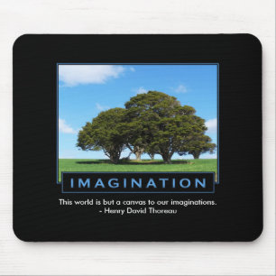 Mousepad Tapete do rato da imaginação