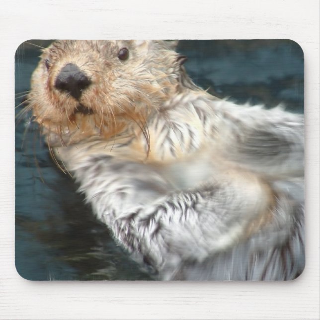 Mousepad Tapete do rato da lontra de mar (Frente)