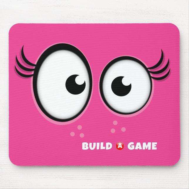 Mousepad Tapete do rato da menina do azulejo (Frente)