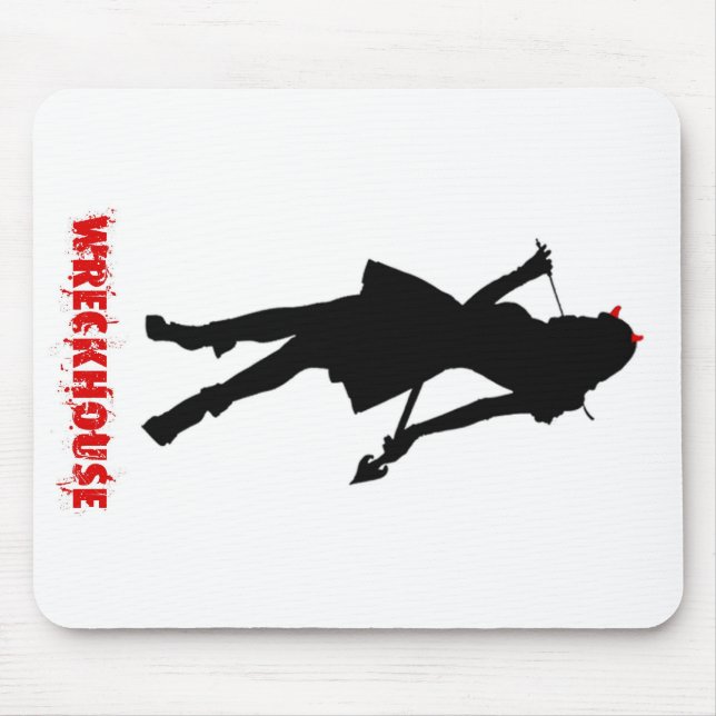 Mousepad Tapete do rato da menina do diabo de Wreckhouse (Frente)