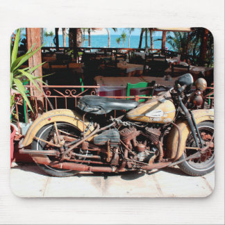 Mousepad Tapete do rato da motocicleta do vintage