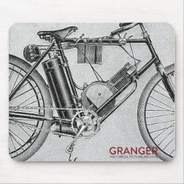 Mousepad Tapete do rato da motocicleta do vintage