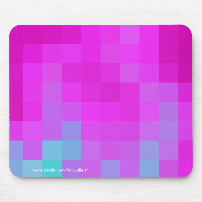 Mousepad Tapete do rato da onda do pixel (Frente)
