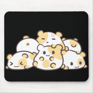 Mousepad Tapete do rato da pilha do hamster de Kawaii