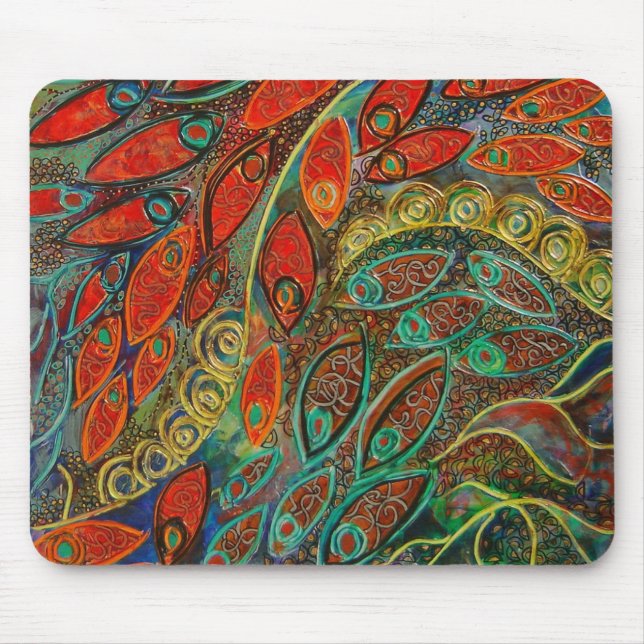 Mousepad tapete do rato da porta giratória (pintura) (Frente)