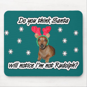Mousepad Tapete do rato da rena do Dachshund