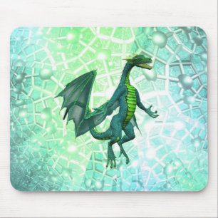 Mousepad Tapete do rato da respiração dos dragões