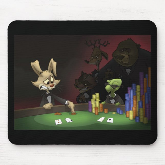 Mousepad Tapete do rato da tartaruga & da lebre (Frente)