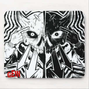 Mousepad Tapete do rato da telepatia