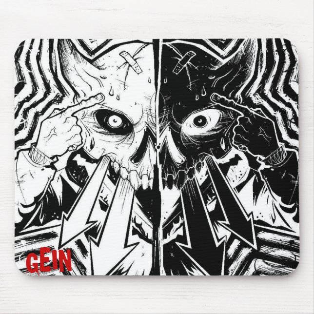 Mousepad Tapete do rato da telepatia (Frente)