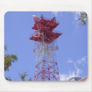 Mousepad Tapete do rato da torre das telecomunicações do