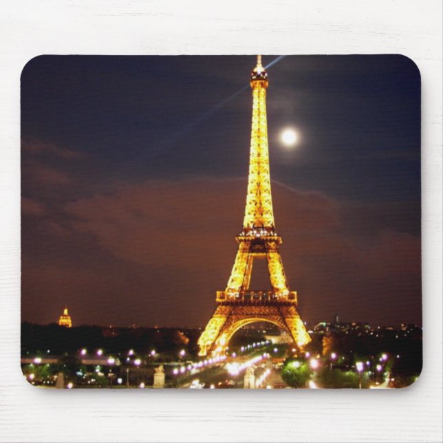 Mousepad Tapete do rato da torre Eiffel (Frente)