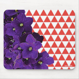 Mousepad Tapete do rato da violeta africana