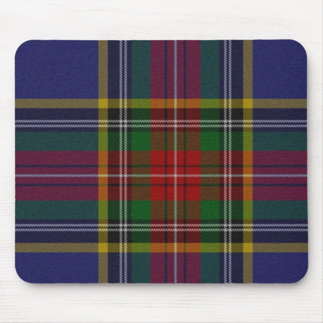 Mousepad Tapete do rato da xadrez de Tartan de Macbeth (Frente)