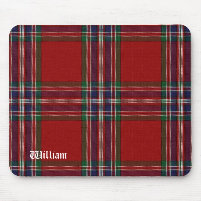 Mousepad Tapete do rato da xadrez de Tartan de MacFarlane (Frente)