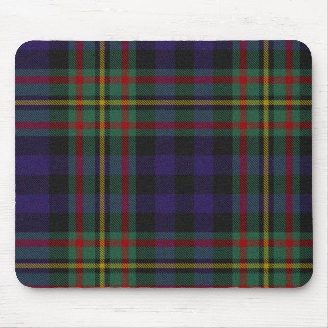 Mousepad Tapete do rato da xadrez de Tartan de MacLellan (Frente)