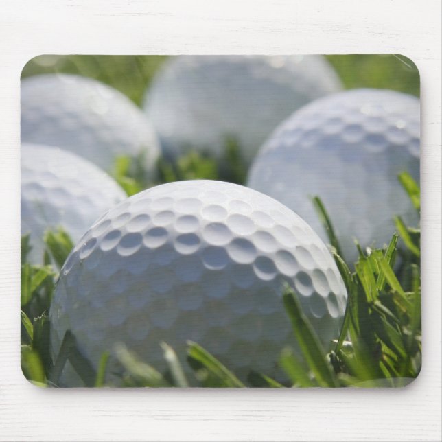 Mousepad Tapete do rato das bolas de golfe (Frente)