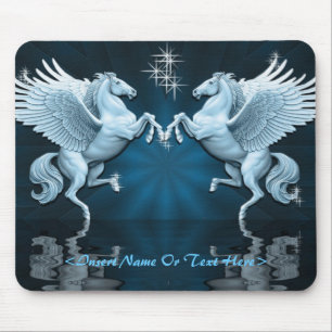 Mousepad Tapete do rato das reflexões de Pegasus da cercet