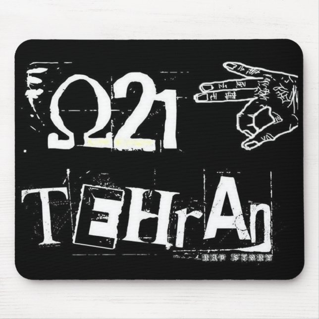 Mousepad Tapete do rato de 021 Tehran (Frente)