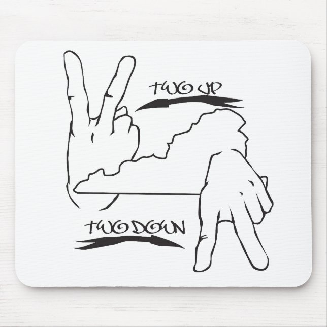 Mousepad tapete do rato de 2up 2dn (Frente)