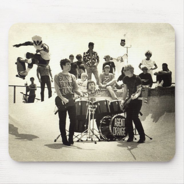 Mousepad Tapete do rato de Agent Orange "SkateVisions" (Frente)