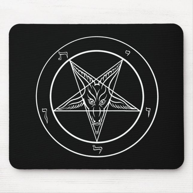 Mousepad Tapete do rato de Baphomet (Frente)