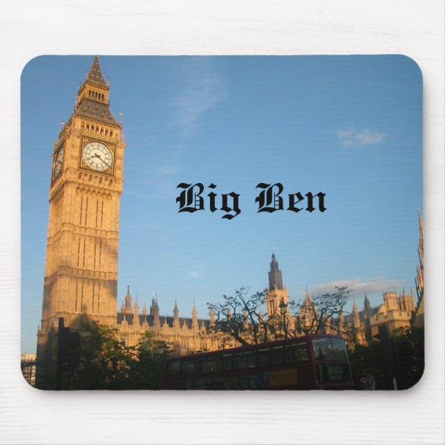 Mousepad Tapete do rato de Big Ben (Frente)