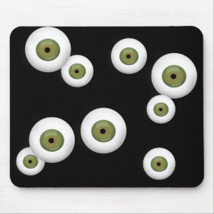 Mousepad Tapete do rato de borracha do globo ocular