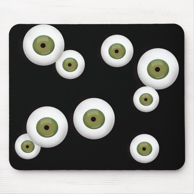 Mousepad Tapete do rato de borracha do globo ocular (Frente)