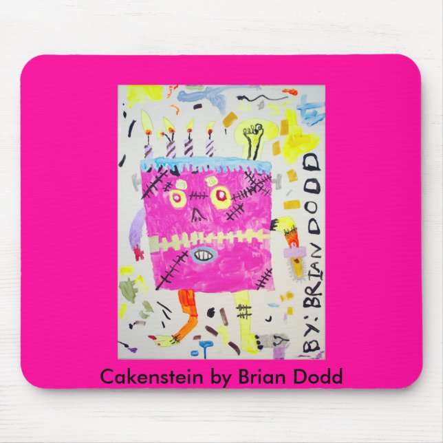 Mousepad Tapete do rato de Cakenstein por Brian Dodd (Frente)