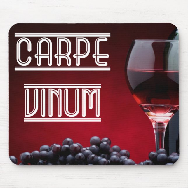 Mousepad Tapete do rato de Carpe Vinum (Frente)